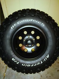 BFG all terrain KO2 & American racing rims