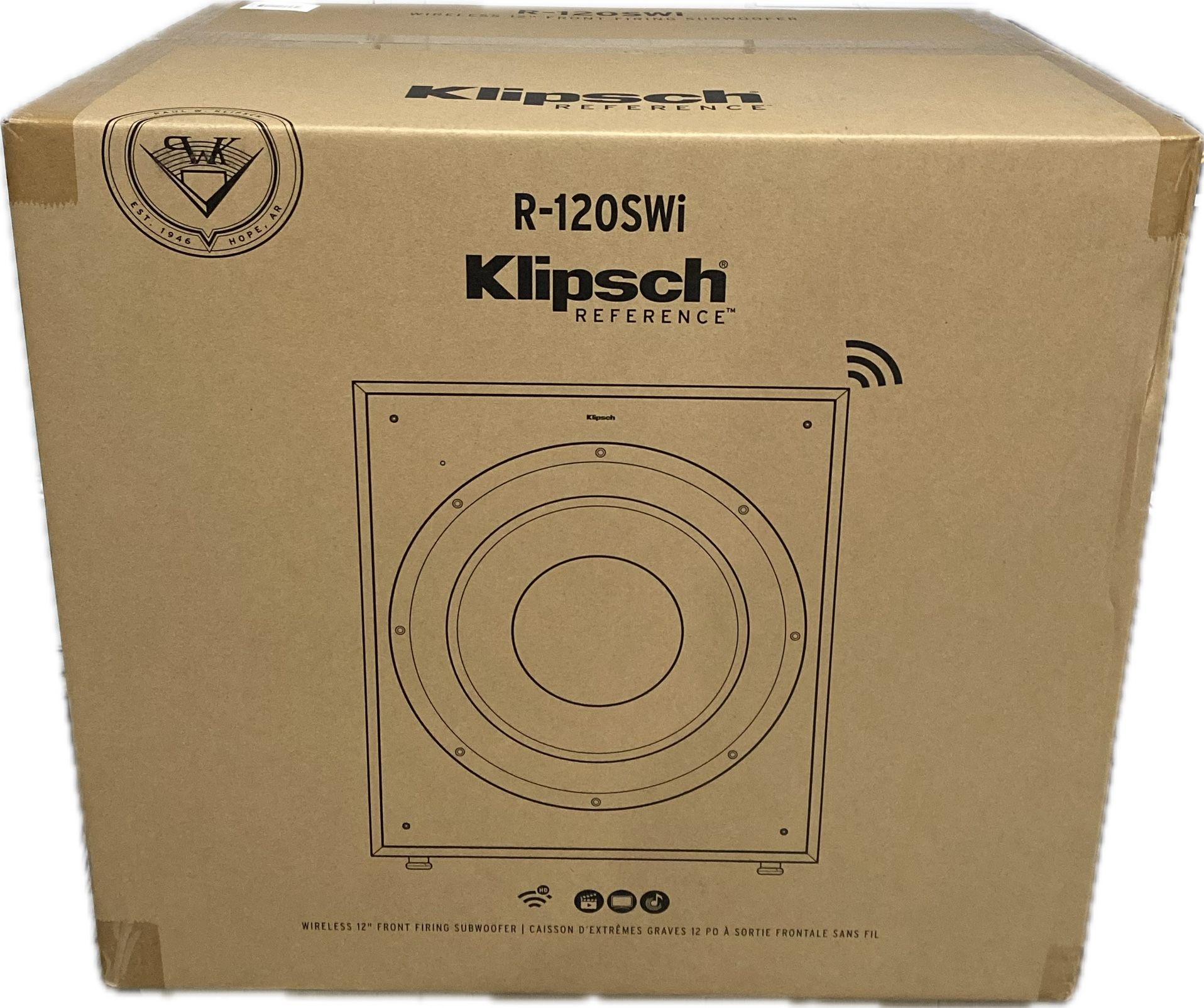 Klipsch R-120SWi 230W 12" Wireless Subwoofer with Digital Amplifier Factory Sealed