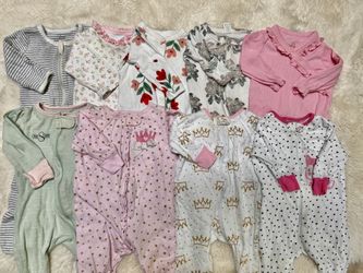 3-6 Month Baby Sleeper Bundle Of 8