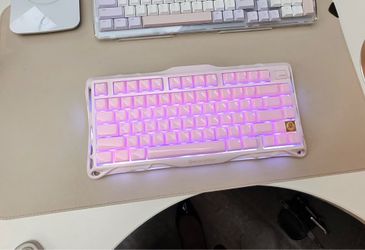 Sakura Pink GravaStar Mechanical Keyboard w/ RGB