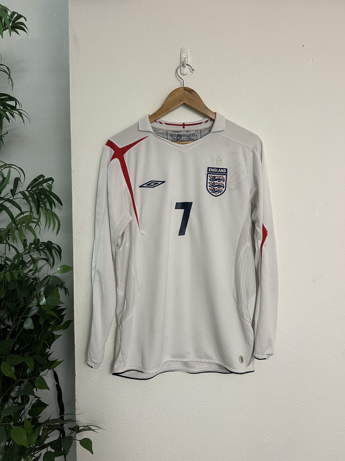 England 2006 Home Long Sleeve David Beckham 