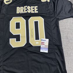 Bryan Bresee Signed Autograph Custom Jersey - JSA COA - New Orleans Saints 