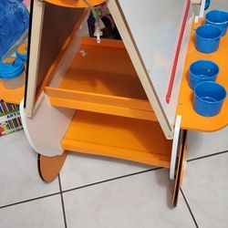 Easel Art For Kids Double Side Double Wheel