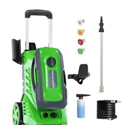 Electric Pressure Washer 4800PSI-Max 3.2GPM Power Washer Machine Electric Powered Foam Canister