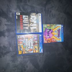 PS4 & PS5 Games Bundle – Crash, Spyro, Call of Duty, & Grand Theft Auto 5