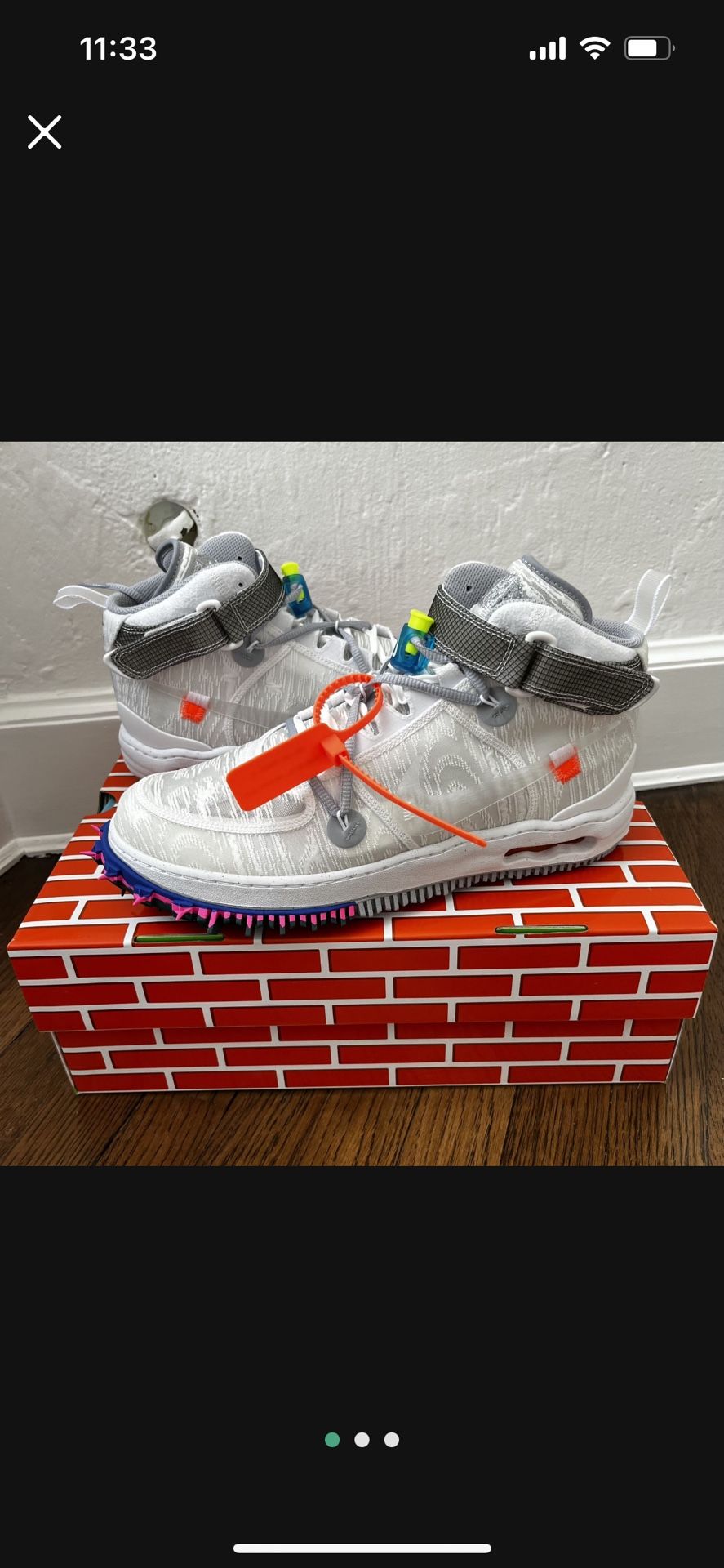Size 12 off White AF1 Brand New