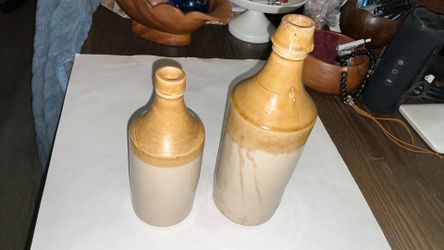 Vintage Portuguese Wine bottles