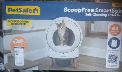 Scoopfree Smartspin Selfcleaning Cat Litter Box