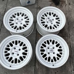 16” Honda Civic Wheels Whistler White 4x100 Et 10 /16x9