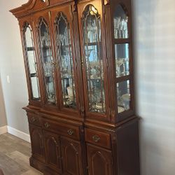 Wooden China Cabinet
