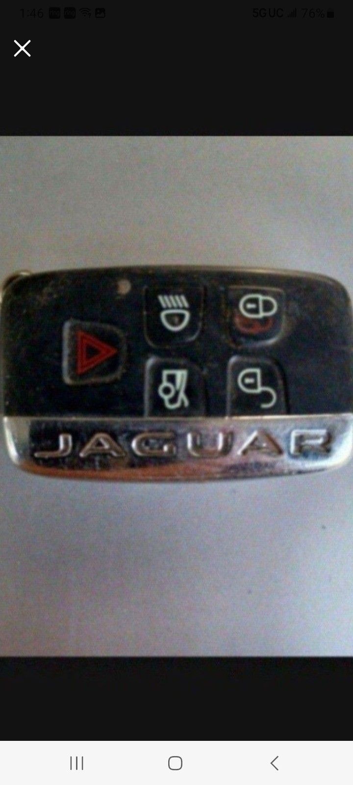 Jaguar keyless remote $15.