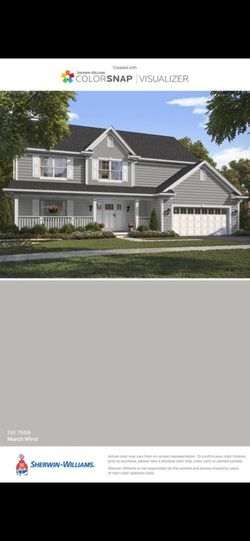 New exterior flat paint= 4 march wind + 2 zircon= 45ea= 270 dlr for all