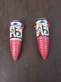 Ceramic wall hanging plant holders?