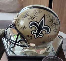Saints Superbowl Helment