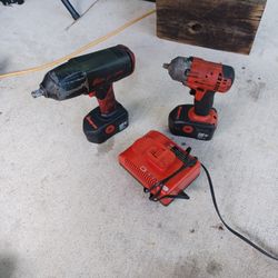 Snap On 1/2 Inch and 3/8 Impacts Tools