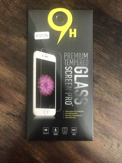 2 Pcs iPhone 12 Pro Tempered Glass Screen Protector.