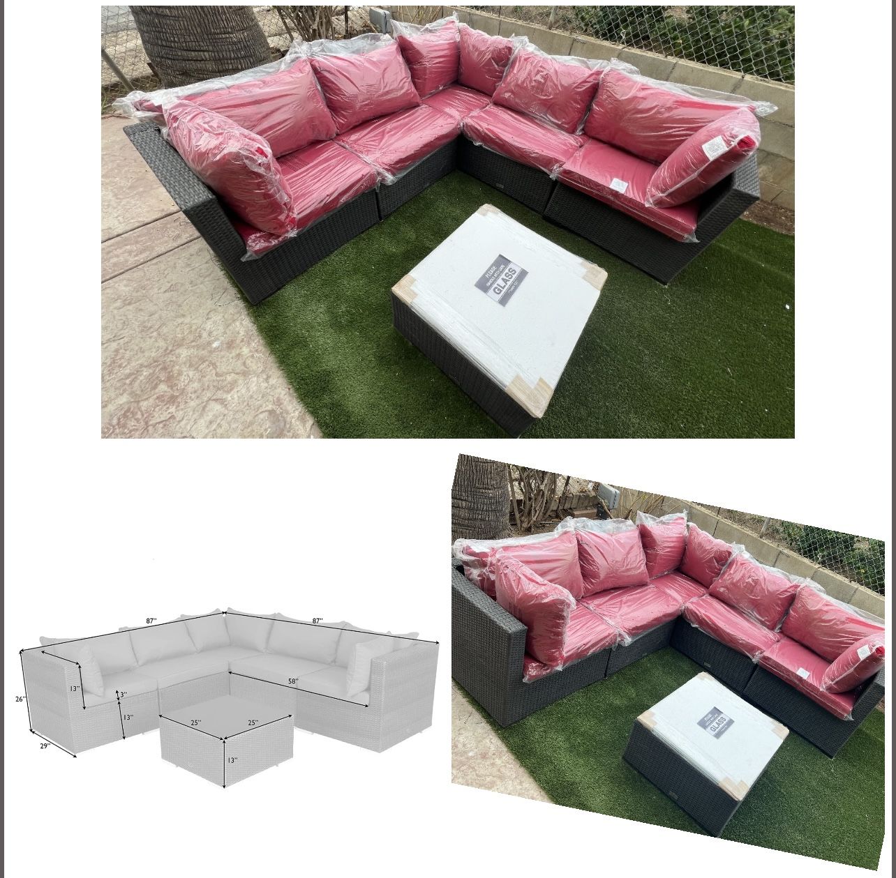 Brand New Outdoor Furniture Set ( In Box ) We Offer Same Day Delivery Service