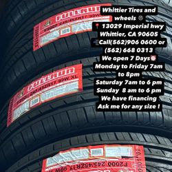 SET OF NEW TIRES, 245/45R17 FULLRUN , INCLUDING MOUNTING AND BALANCING. ASK ME FOR ANY SIZE OR BRAND