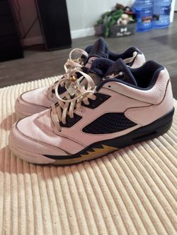 Air Jordan 5 Retro “Olympic Gold Tongue” White/Navy/Metallic Gold – Size 11 – 2016 Release