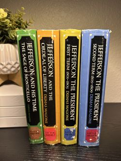 Dumas Malone Jefferson and His Time 4-Volume Hardcover Set Vols 3-6