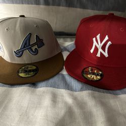Atlanta And Yankees MLB Hat 