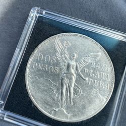 2 pesos silver centenario
