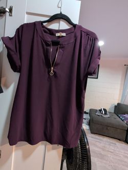 Purple blouse