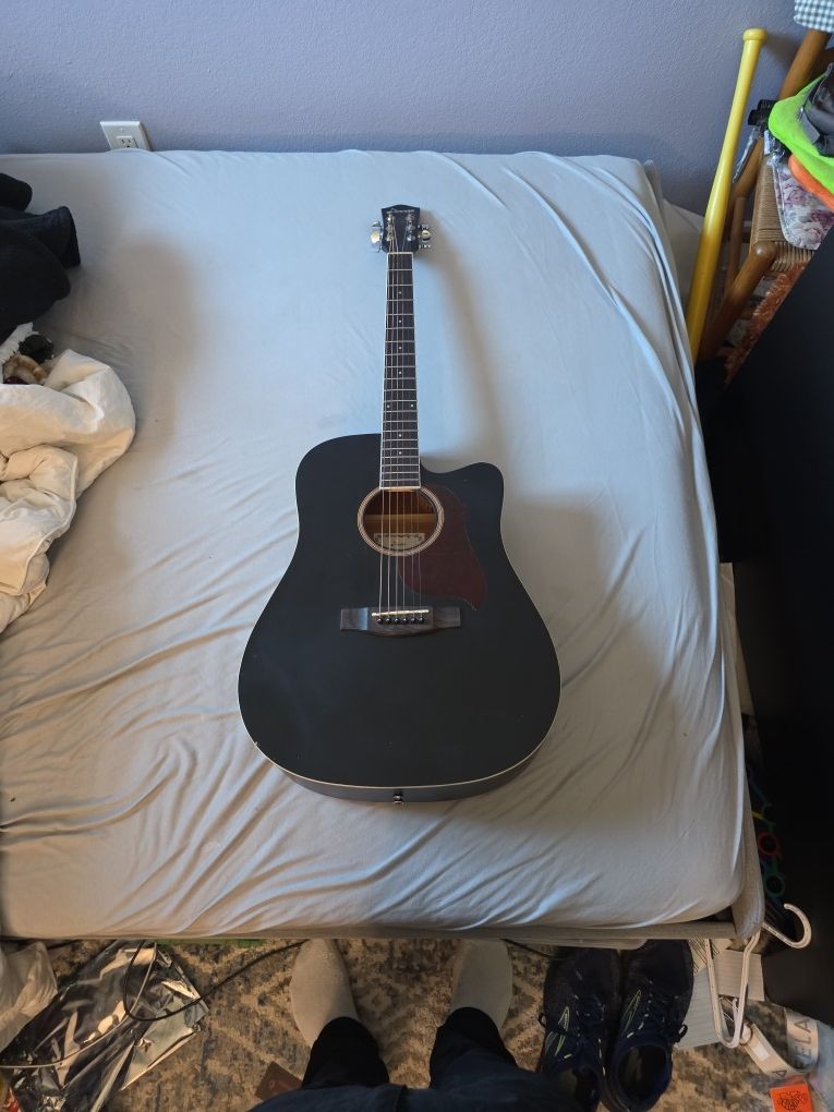 Black Donner Acoustic Guitar Model: DAG-1CB