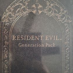 LIMITED EDITION RESIDENT EVIL NINTENDO SWITCH 2 30TH ANNIVERSARY GENERATION PACK 3 GAMES INSIDE (REQUEIM 9,  8, 7)