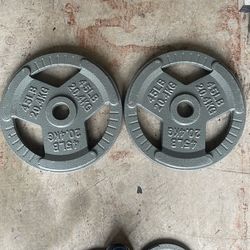 45 lb + 5 lb Olympic Grip weights