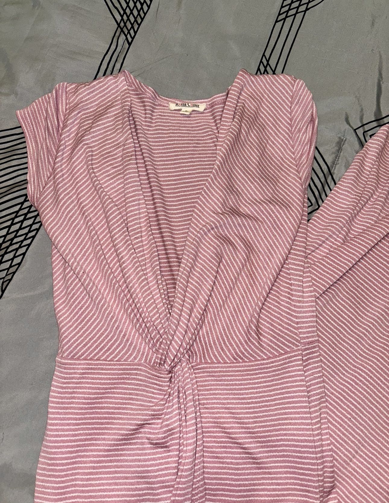 Pink Striped Dress