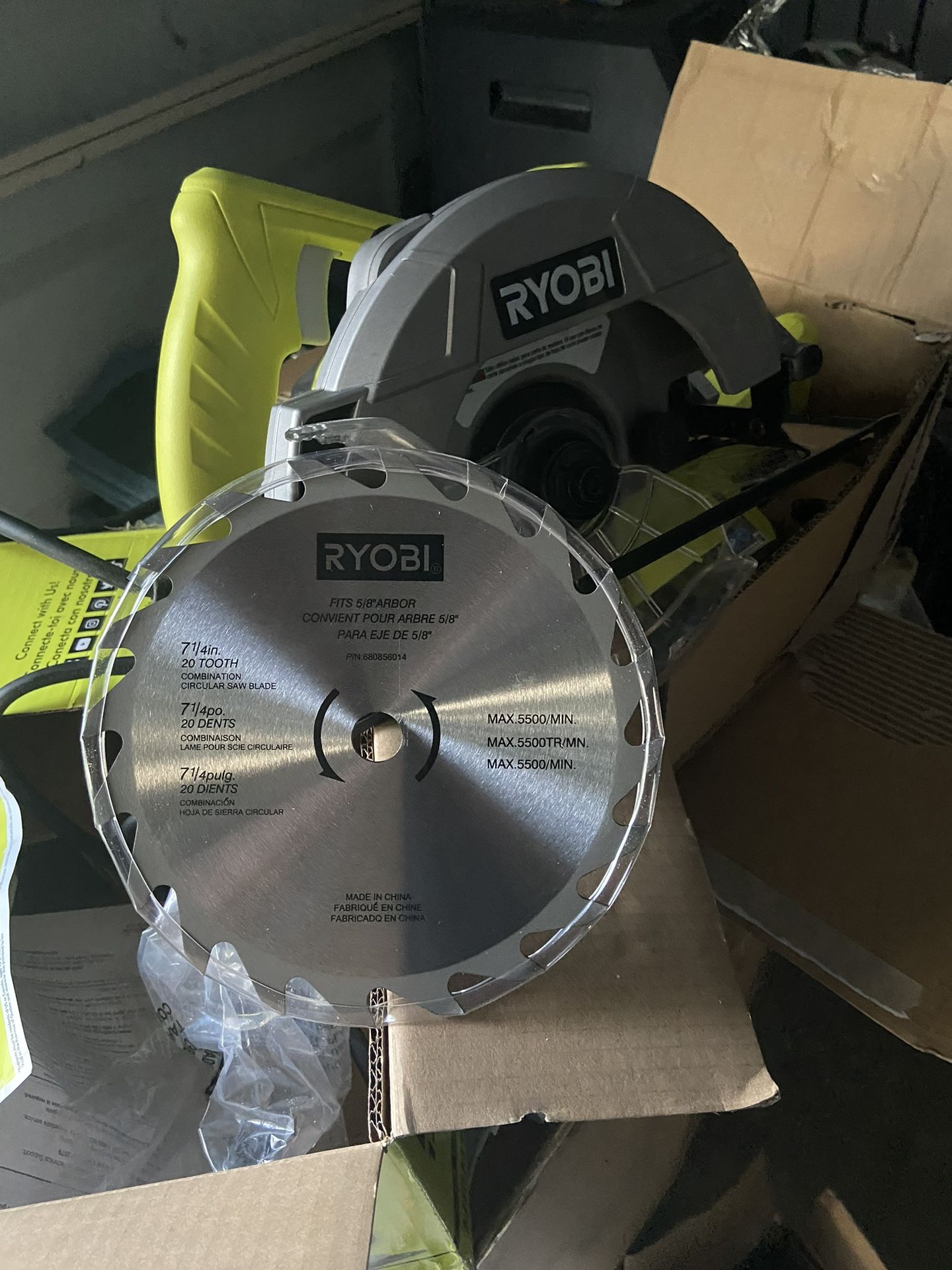Ryobi 13 Amp Corded 7-1/4 in. Circular Saw