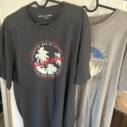 Two Men’s Travis Matthew Tshirts Large 