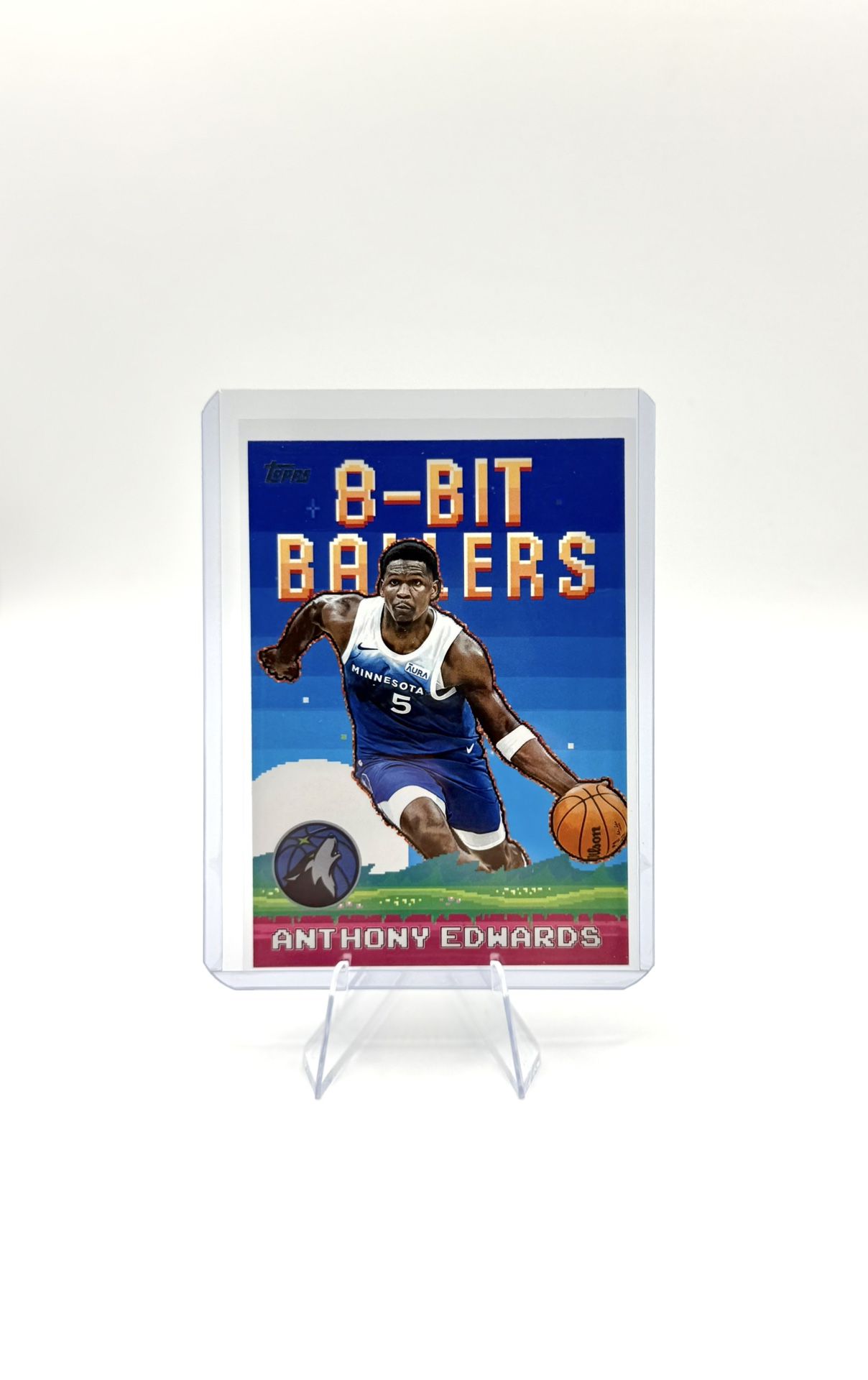 2025-26 Topps Basketball: Anthony Edwards 8-Bit Ballers #8B-18