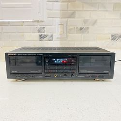 Kenwood KX-8020 Dual Record & Auto Reverse Cassette Deck, HX Pro Excellent