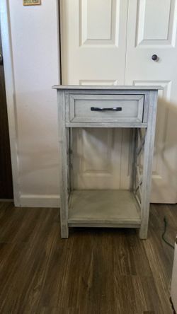 Tall nightstand with drawer