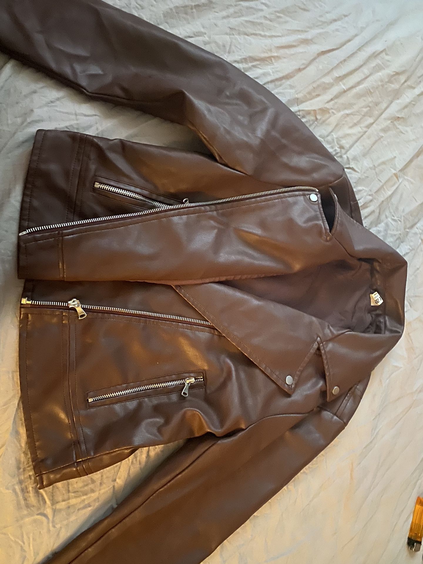 Faux Leather Jacket