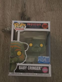 FUNKO POP! MOVIES MASTERS OF THE UNIVERSE BABY CRINGER FLOCKED