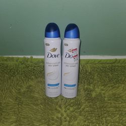 2 Dove Deodorants Spray 3.8oz Nourished Beauty