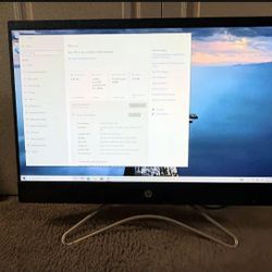 Touchscreen HP 24" All In One PC Intel Quad Core 9th Gen CPU 8GB RAM 1000GB HD Webcam 1080P LCD Wi-Fi & Bluetooth Wireless Windows 11