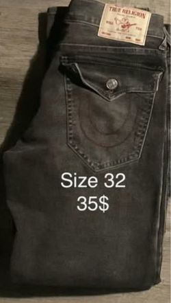 Gray true religion pants pice is firm