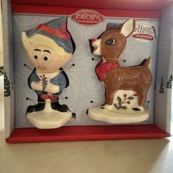 Rudolph The Red Nose Reindeer Salt And Pepper Shaker