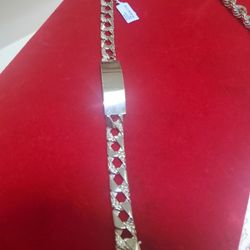 14k Gold ID Bracelet 