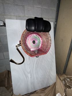 Pedicure station bolw faucet and components incluided all attached to station