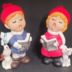 Beautiful Vintage Christmas Caroler Figurines 
