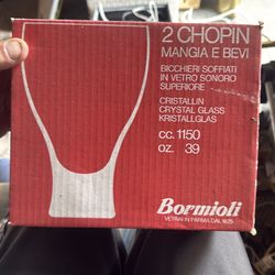Chopin crystal glass Bormioli