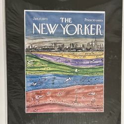 The January 17, 1970, cover of The New Yorker is a famous illustration by the artist Charles Addams. Known for his distinctive dark humor and macabre 