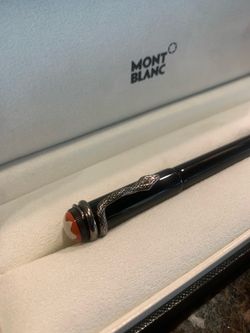 HIGH END MONT BLANC Heritage collection Rough&Nior black fountain pen 14k Au 858 nib