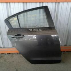Passenger Rear Side Door Electric Sedan Fits 10-13 Mazda 3 Body Color 38R