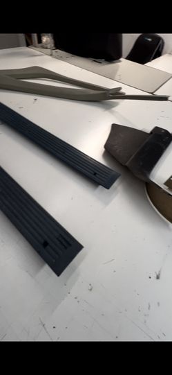 Reupholstered Pillars W/ Alcartara 